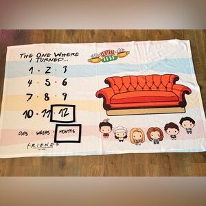 Friends Central Perk Baby Milestone Blanket